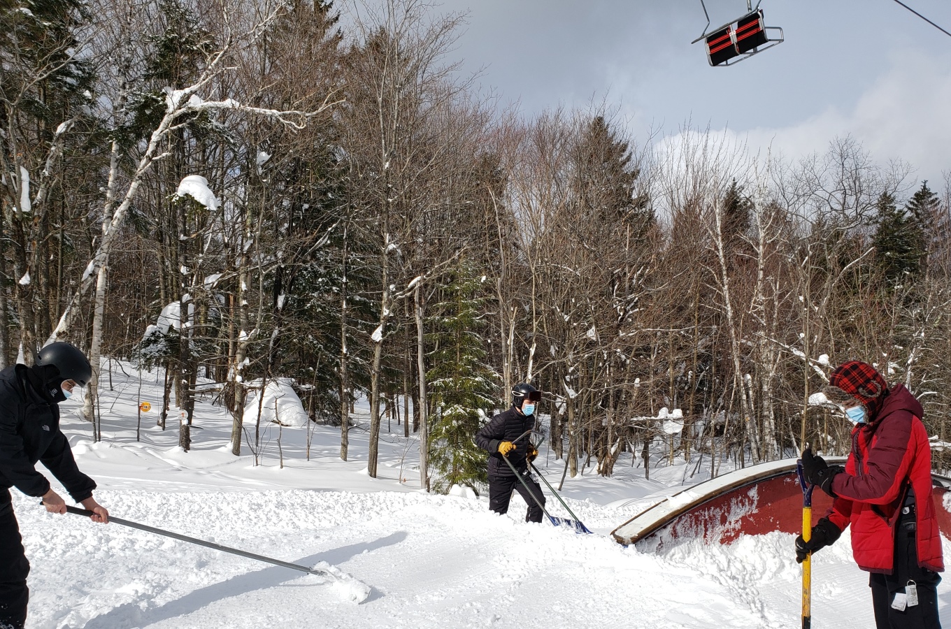 Opening of Le Tomahawk Snowpark